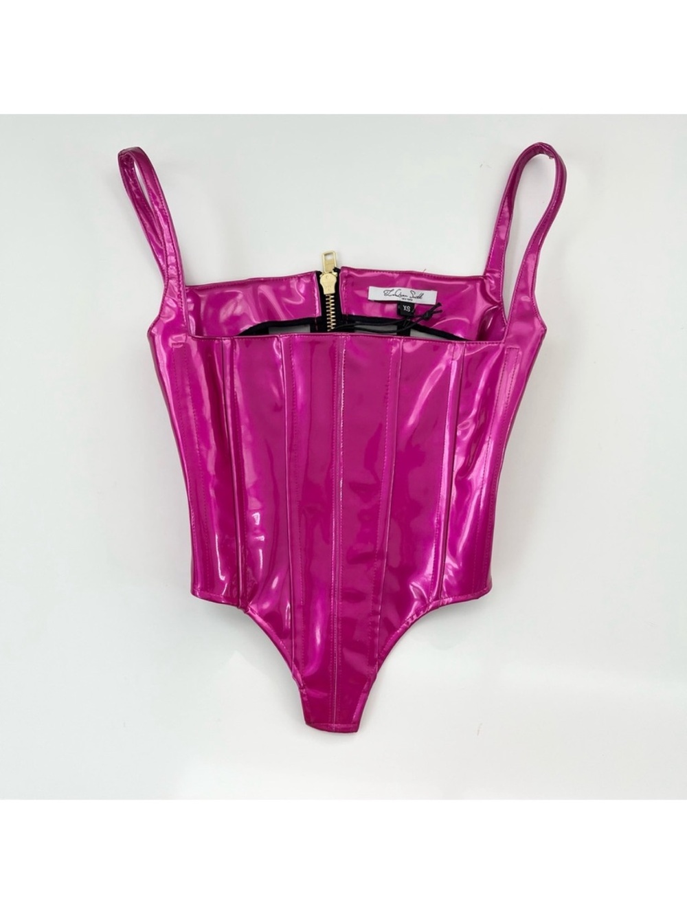 LaQuan Smith Corset Top Pink XS